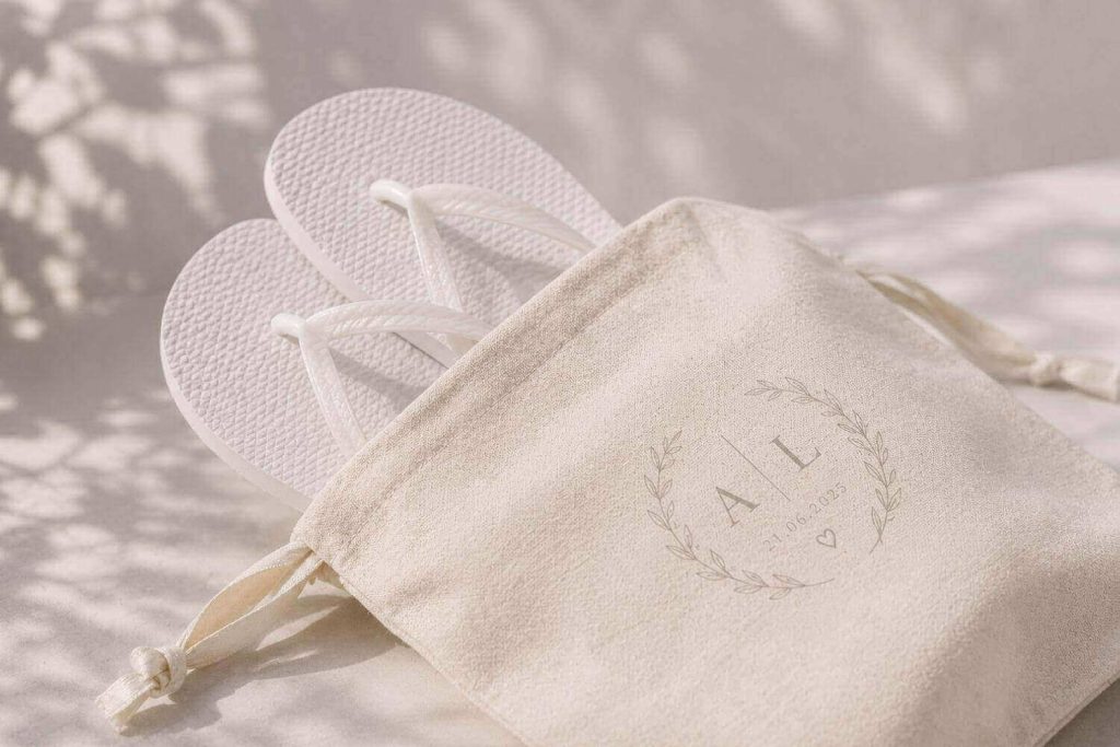 ciabatte-infradito-personalizzate-ballo-matrimonio-1024x683 Wedding bag da matrimonio: idee e consigli originali su cosa mettere nel kit perfetto per gli ospiti